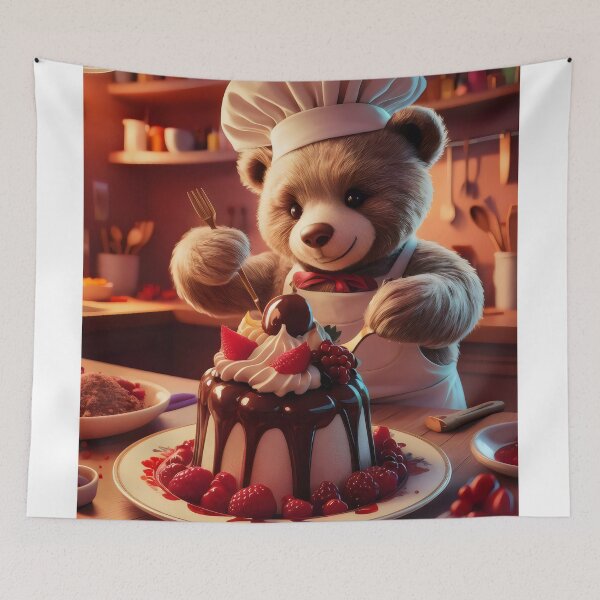 Item preview, Baker's Bear. designed and sold by MyHappyArtShop.