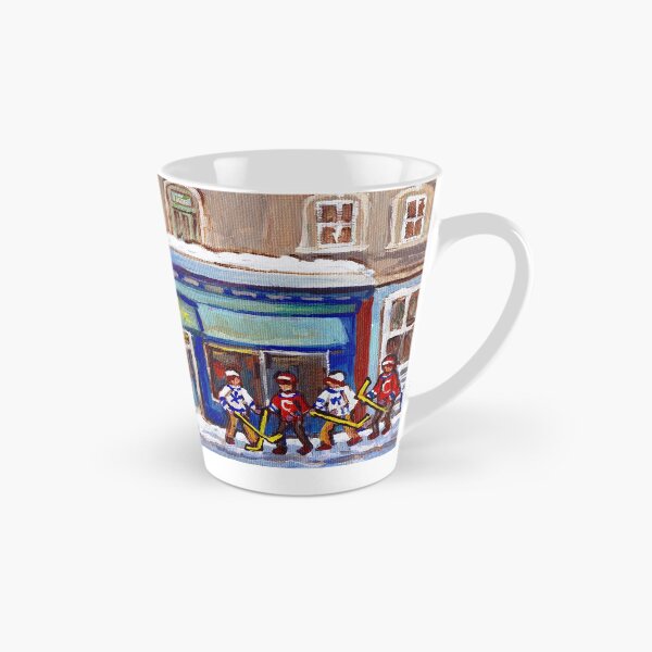 Item preview, WINTER STREETS MONTREAL ART CANADIAN HOCKEY SCENES C SPANDAU QUEBEC CORNER STORE MCGILL GHETTO designed and sold by Carole  Spandau.