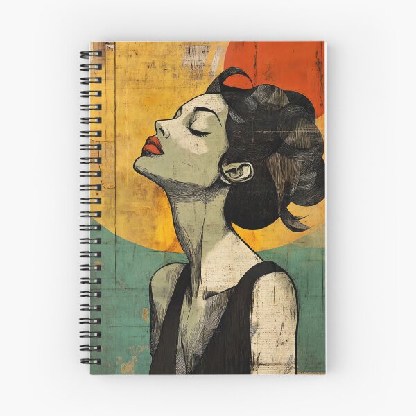 Item preview, Woman portrait illustration in collage style - strong woman, feminism, female empowerment designed and sold by NordicArtPrint.