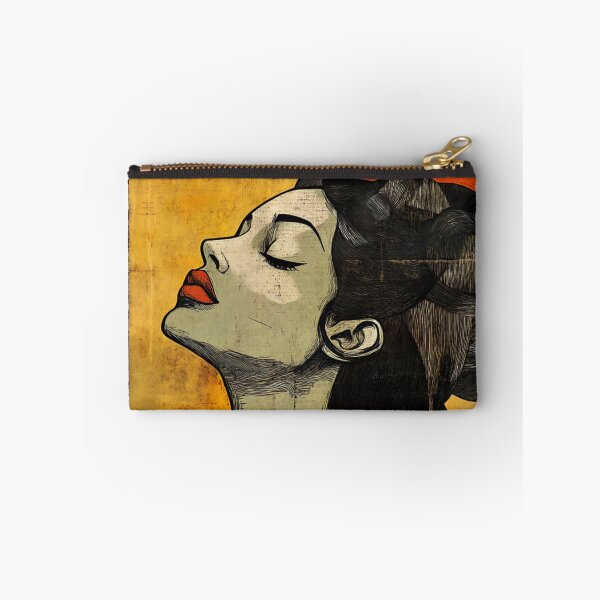 Item preview, Woman portrait illustration in collage style - strong woman, feminism, female empowerment designed and sold by NordicArtPrint.