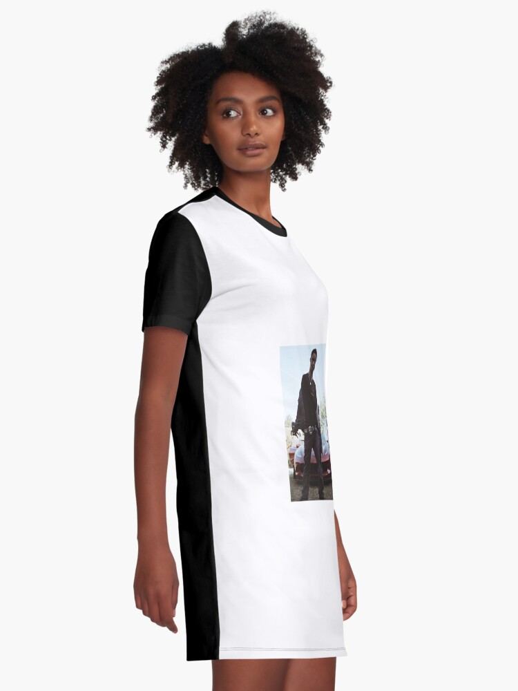 Free Tay K 47 BB simon Supreme Belt Graphic T-Shirt Dress for