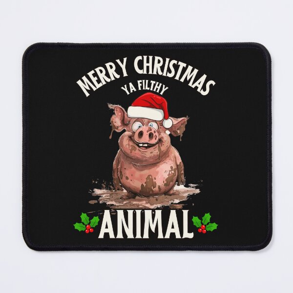 Item preview, Merry Christmas Ya Filthy Animal Funny Pig Holiday Farm designed and sold by MTJ-Mushrooms.