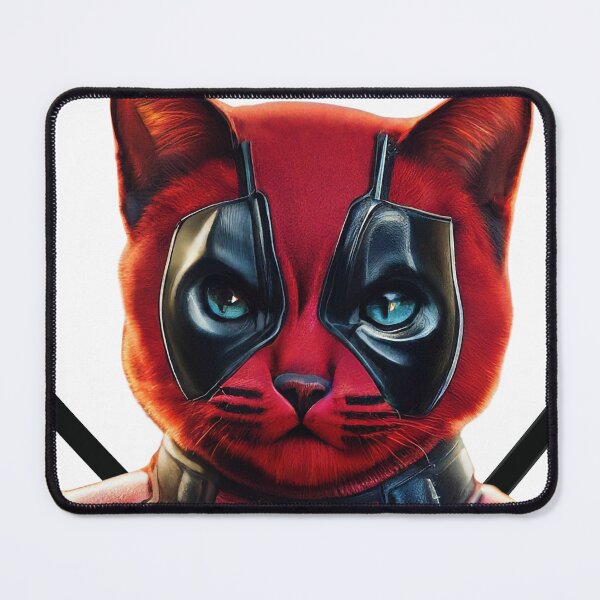 Item preview, Deadpool Movie Funny Cat Parody Merch for Comic Movie Fans designed and sold by iamme123.