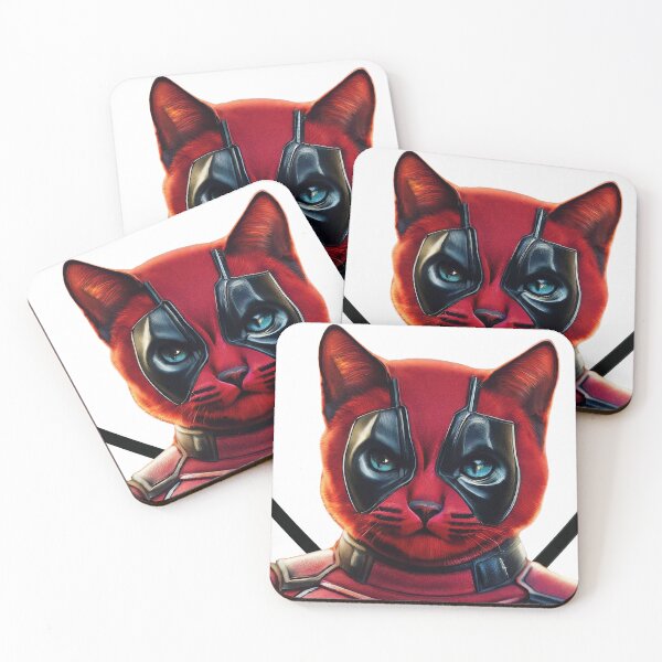 Item preview, Deadpool Movie Funny Cat Parody Merch for Comic Movie Fans designed and sold by iamme123.