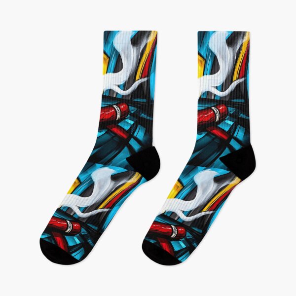 Item preview, Cigar Emitting Smoke Against Vibrant Red Yellow Blue Geometric Shapes - Dynamic Composition AI Generated designed and sold by OlfactoART Studio.