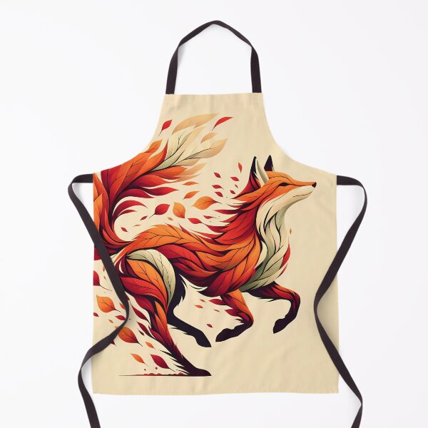 Item preview, Fox Made of Leaves, Ai Generated Art  designed and sold by ACC .