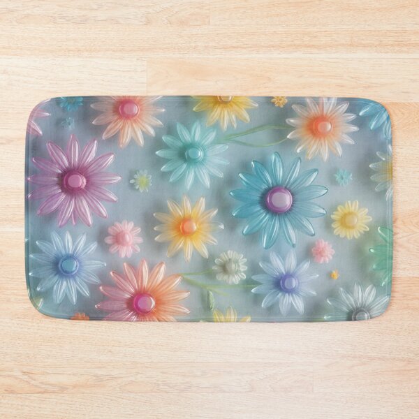 Item preview, Cheerful Translucent Pastel Flowers designed and sold by masabo.