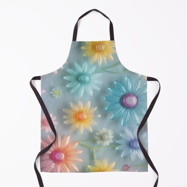 Item preview, Cheerful Translucent Pastel Flowers designed and sold by masabo.