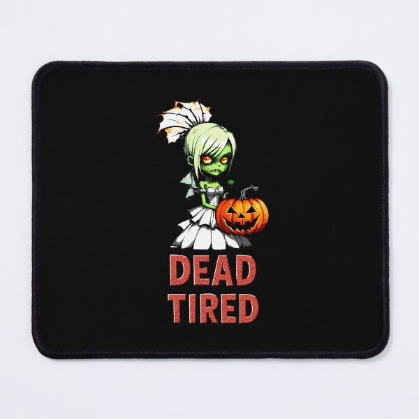 Item preview, Dead Tired: Zombie Bride & Halloween Pumpkin designed and sold by WitMeme.
