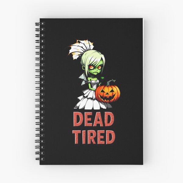 Item preview, Dead Tired: Zombie Bride & Halloween Pumpkin designed and sold by WitMeme.