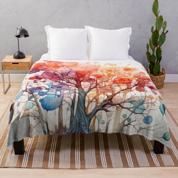 Item preview, dreamlike forest wall poster designed and sold by kusamono-art.