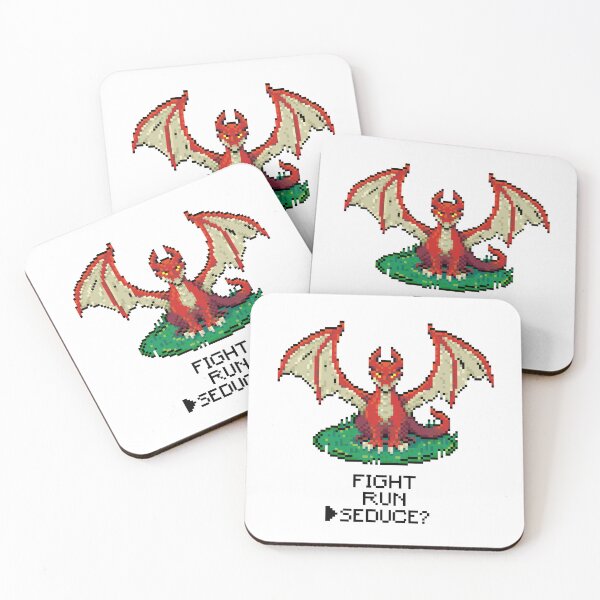 Item preview, Pixel Art Seduce the Dragon Retro RPG designed and sold by wolfkin-design.