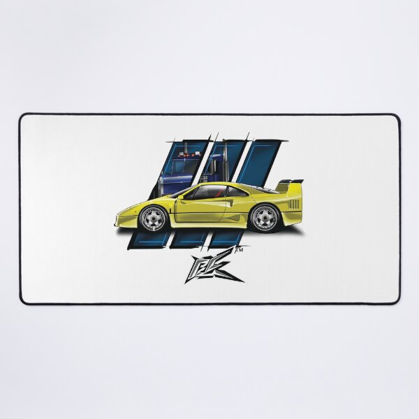 Item preview, coche deportivo italiano amarillo designed and sold by NaquashM.