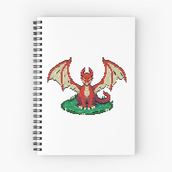 Item preview, Pixel Art Red Dragon Retro RPG designed and sold by wolfkin-design.