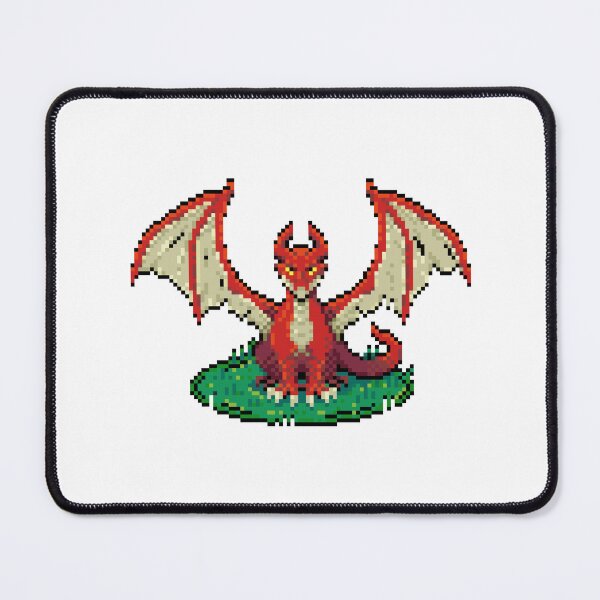 Item preview, Pixel Art Red Dragon Retro RPG designed and sold by wolfkin-design.