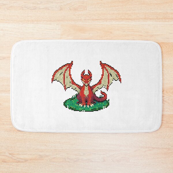 Item preview, Pixel Art Red Dragon Retro RPG designed and sold by wolfkin-design.