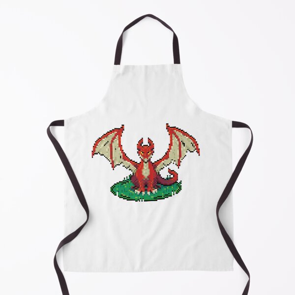 Item preview, Pixel Art Red Dragon Retro RPG designed and sold by wolfkin-design.