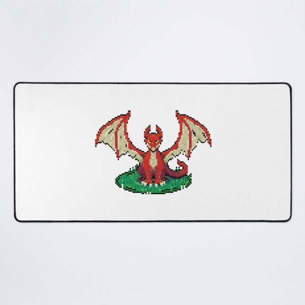 Item preview, Pixel Art Red Dragon Retro RPG designed and sold by wolfkin-design.