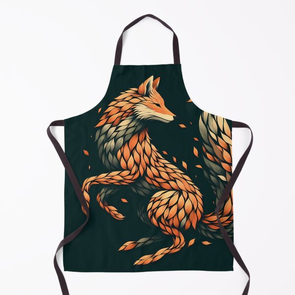Item preview, Fox Made of Leaves, Ai Generated Art  designed and sold by ACC .