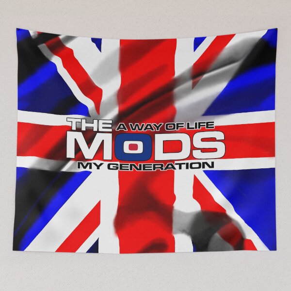 Item preview, British Union Jack The Mods Retro Classic V3b designed and sold by RetrospectUK.