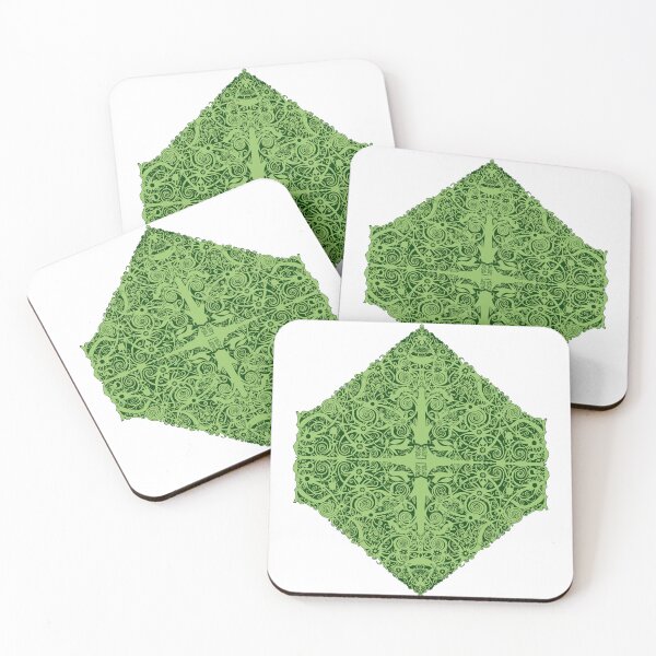 Item preview, Green motif Borneo Kalimantan Indonesia designed and sold by agusterus.