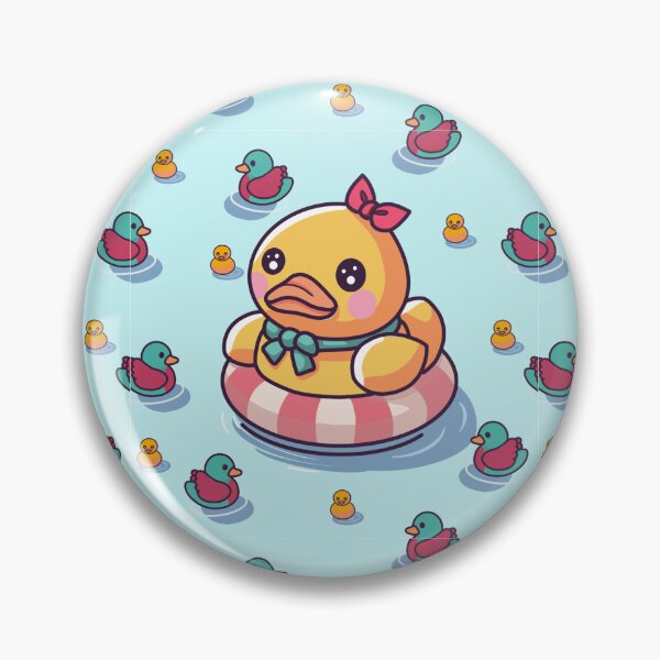 Item preview, Cute little duck floating in the water. designed and sold by atika-atk.