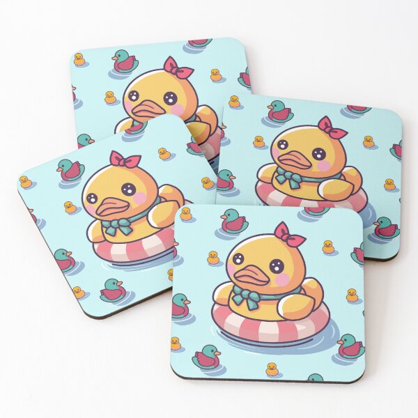 Item preview, Cute little duck floating in the water. designed and sold by atika-atk.