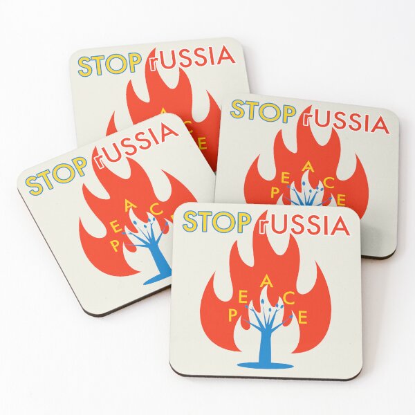 Item preview, STOP rUSSIA - PEACE in FIRE ▩ designed and sold by cabana.space.