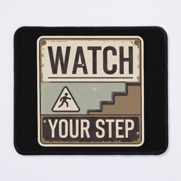 Item preview, Watch Your Step Sign designed and sold by zarshirts.
