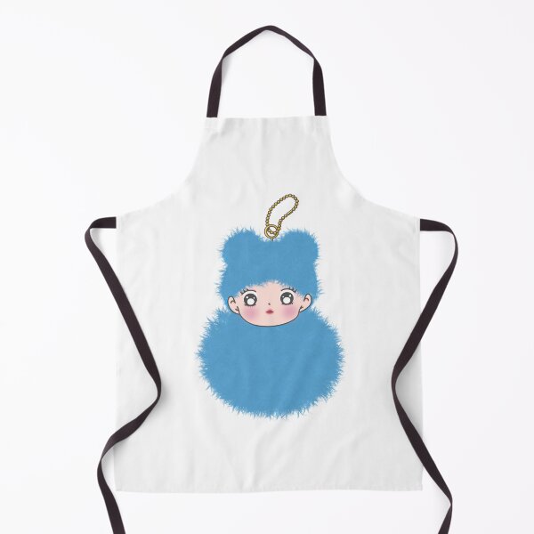 Item preview, Blue fluffy baby keychain. designed and sold by atika-atk.