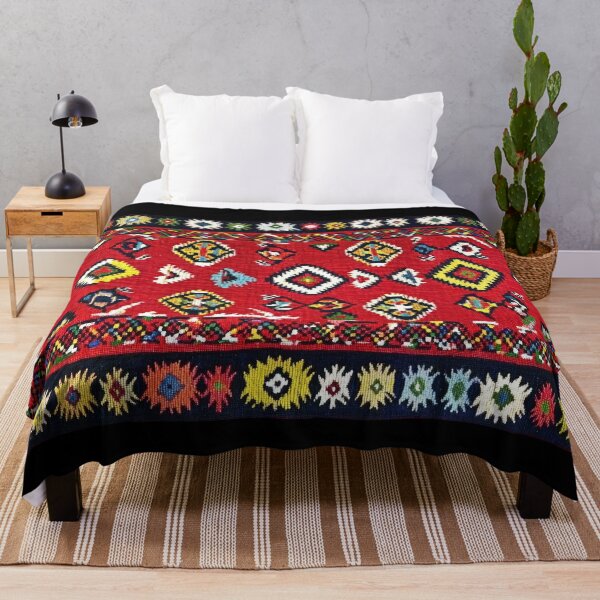 Item preview, Vibrant Traditional Geometric Textile Design designed and sold by urzga.