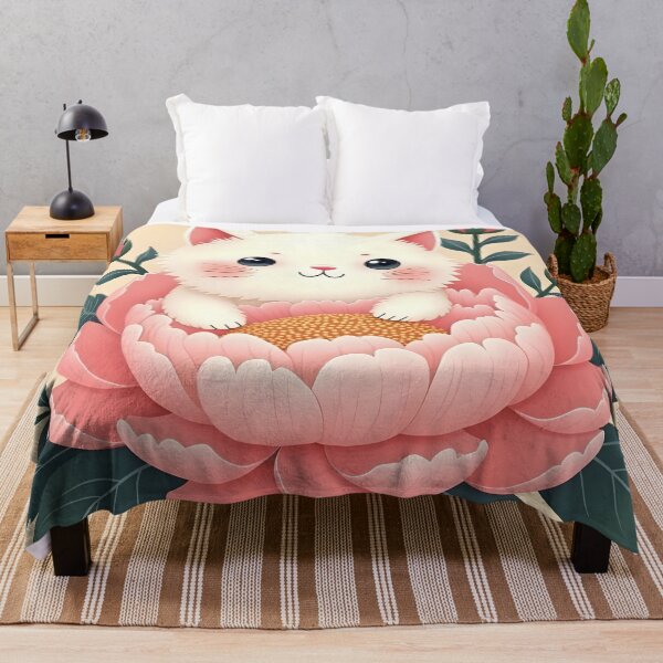 Item preview, Cute Kitty Peony designed and sold by SoniaSarkali.