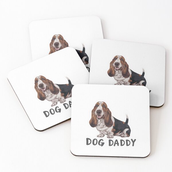 Item preview, Basset Hound Daddy designed and sold by BaakaDesigns.