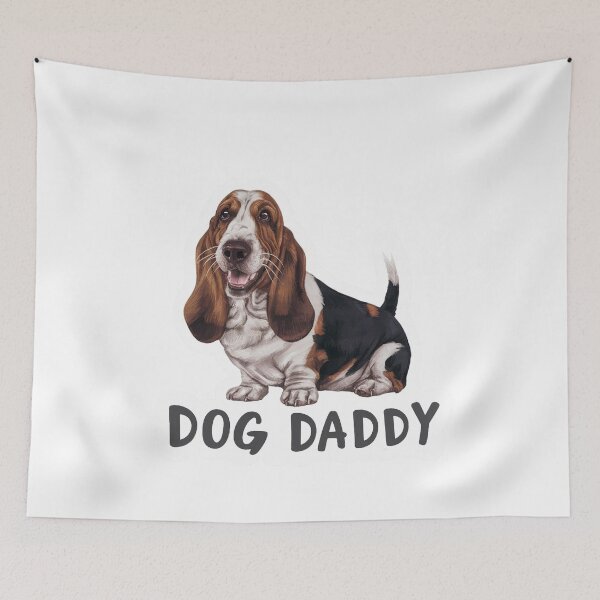 Item preview, Basset Hound Daddy designed and sold by BaakaDesigns.