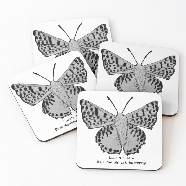 Item preview, Blue Metalmark Butterfly - Lasaia sula designed and sold by scarpacific.