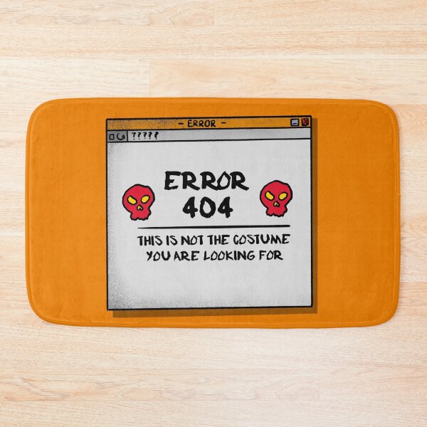 Item preview, Error 404, This is not the costume you are looking for - Tech Halloween designed and sold by Circle-Cats.