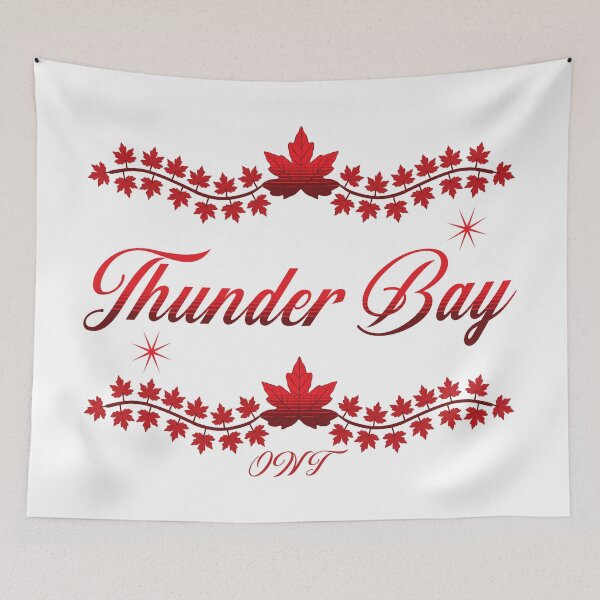 Item preview, Thunder Bay from Tjays a Big Bold and Red Design on a Cool designed and sold by TJays.