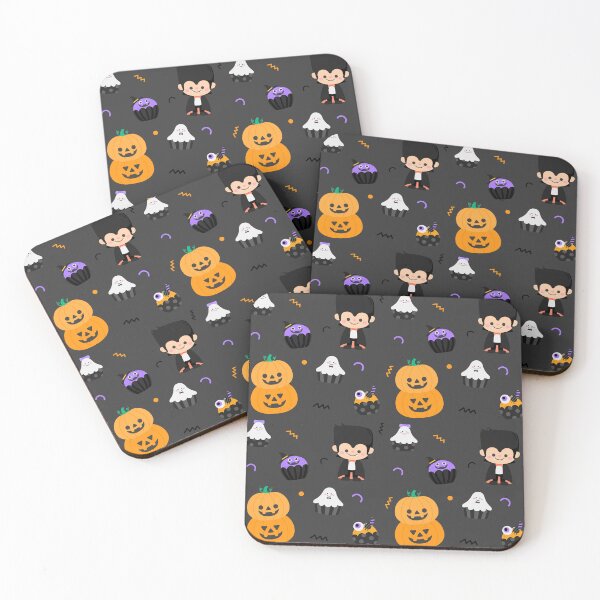 Item preview, Kid cute seamless pattern Black Halloween party illustration designed and sold by nuchz.