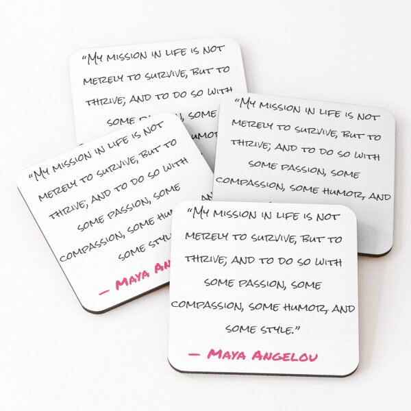 Item preview, Labor Day quotes “Maya Angelou” designed and sold by LittleBlueBuds.