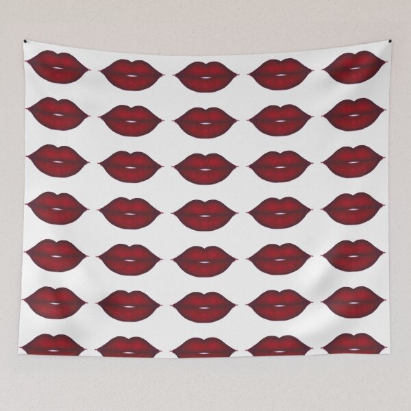 Item preview, vibrant Red lips, bold and alluring designed and sold by ankitha80.