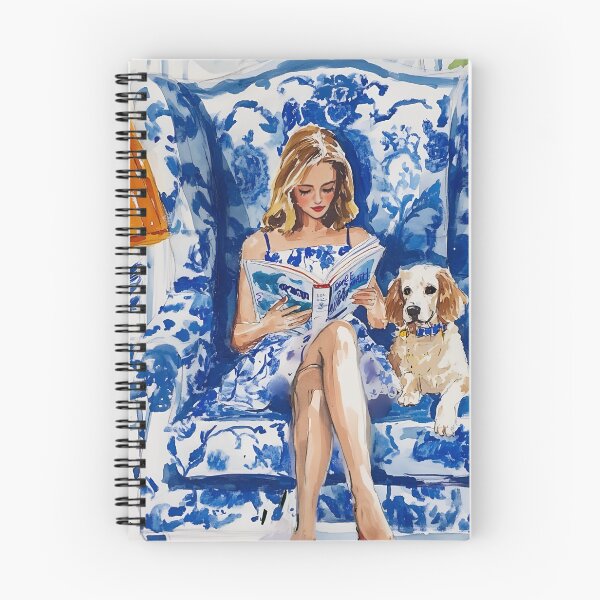 Item preview, Grandmillennial art, Back to School, fashion illustration designed and sold by SophieClimaArt.
