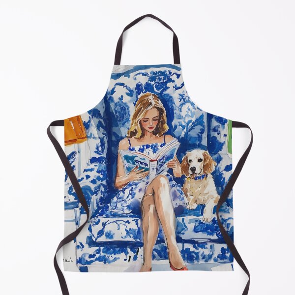Item preview, Grandmillennial art, Back to School, fashion illustration designed and sold by SophieClimaArt.