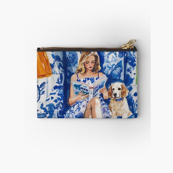 Item preview, Grandmillennial art, Back to School, fashion illustration designed and sold by SophieClimaArt.