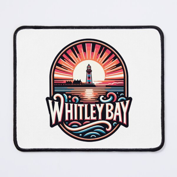 Item preview, Whitley Bay Sunset Over The Lighthouse designed and sold by MerchByCraig.