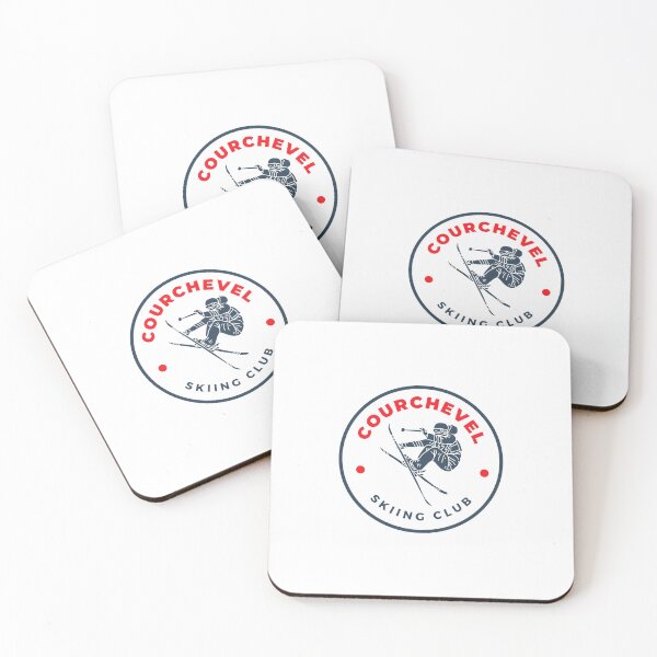 Item preview, Courchevel Skiing Club Retro Ski design designed and sold by RetroDesignsNW.