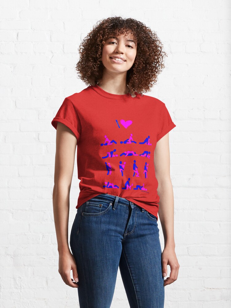 Vista alternativa de Camiseta clásica Kamasutra fun Stickman