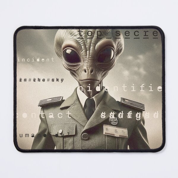 Item preview, Classified Encounter: The Alien Officer designed and sold by Goopis.