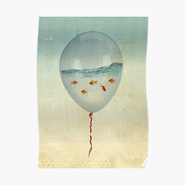 balloon fish Poster