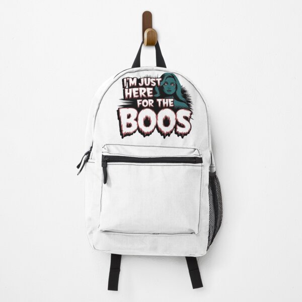 Item preview, Vintage Horror 'I'm Just Here for the Boos' T-Shirt: Bold Typography Design designed and sold by masteryStore.