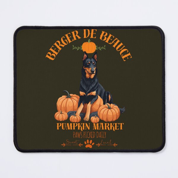 Item preview, Pumpkin Market: Beauceron with Pumpkins and Seasonal Text designed and sold by GoodyPaws.